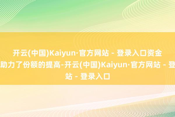 开云(中国)Kaiyun·官方网站 - 登录入口　　资金流入也助力了份额的提高-开云(中国)Kaiyun·官方网站 - 登录入口