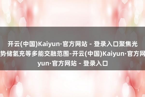 开云(中国)Kaiyun·官方网站 - 登录入口聚焦光伏、风电、局势储氢充等多能交融范围-开云(中国)Kaiyun·官方网站 - 登录入口