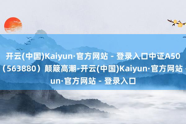 开云(中国)Kaiyun·官方网站 - 登录入口中证A500指数ETF（563880）颠簸高潮-开云(中国)Kaiyun·官方网站 - 登录入口