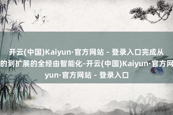开云(中国)Kaiyun·官方网站 - 登录入口完成从任务意会、目的到扩展的全经由智能化-开云(中国)Kaiyun·官方网站 - 登录入口