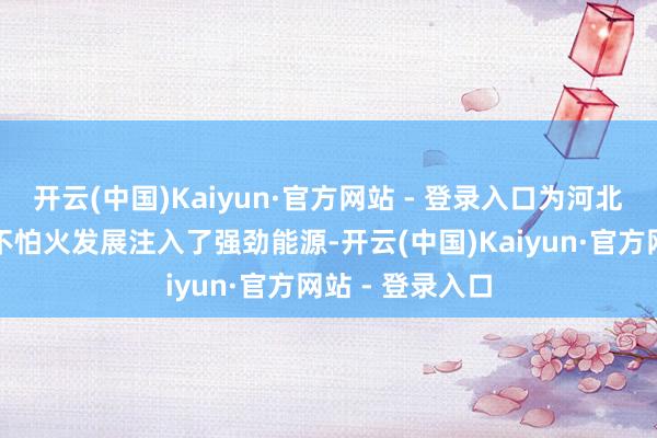 开云(中国)Kaiyun·官方网站 - 登录入口为河北省基础锤真金不怕火发展注入了强劲能源-开云(中国)Kaiyun·官方网站 - 登录入口