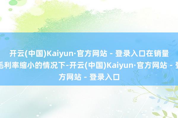开云(中国)Kaiyun·官方网站 - 登录入口在销量减少、毛利率缩小的情况下-开云(中国)Kaiyun·官方网站 - 登录入口